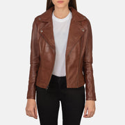 Flashback Nahkainen Biker-takki Naisille – alternate product view 3