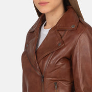 Flashback Nahkainen Biker-takki Naisille – alternate product view 6