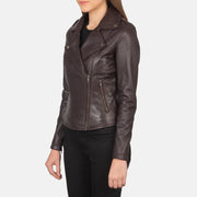 Flashback Nahkainen Biker-takki Naisille – alternate product view 2