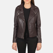 Flashback Nahkainen Biker-takki Naisille – alternate product view 3