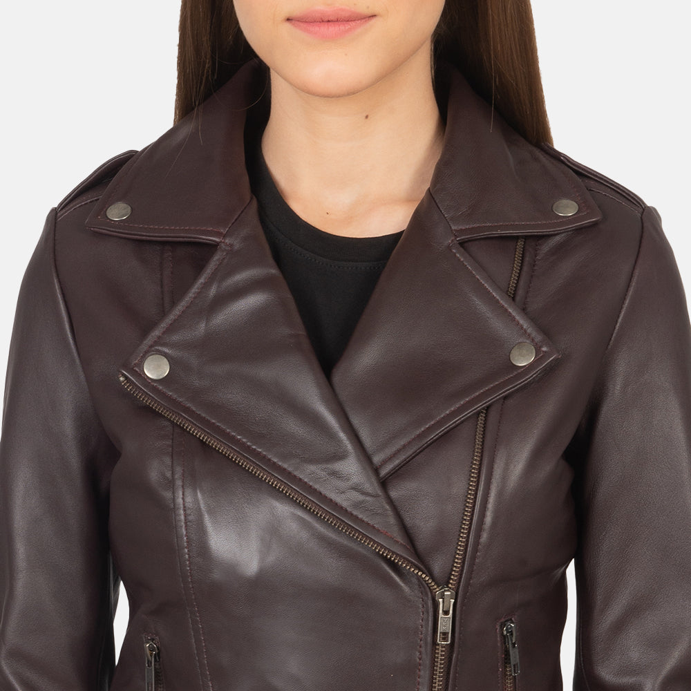 Flashback Nahkainen Biker-takki Naisille – alternate product view 6