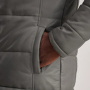 
Floyd Nahkatakki pitkä Vaaleanruskea Puffer Nahkatakki Miehille – alternate product view 6