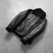 
Francis B-3 Musta Nahkainen Pommitakki Miehille – alternate product view 7