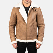 
Francis B-3 Musta Nahkainen Pommitakki Miehille – alternate product view 1