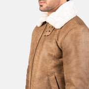 
Francis B-3 Musta Nahkainen Pommitakki Miehille – alternate product view 6