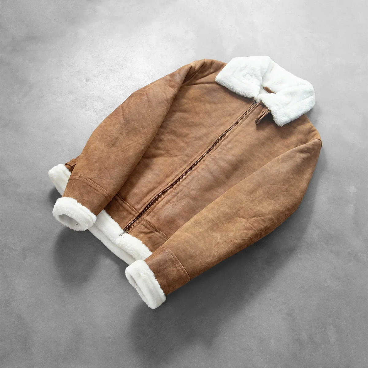
Francis B-3 Musta Nahkainen Pommitakki Miehille – alternate product view 7