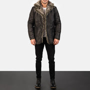 Furlong Nahkatakki Pitkä Beige Nahkatakki Pitkä Miehille – alternate product view 3