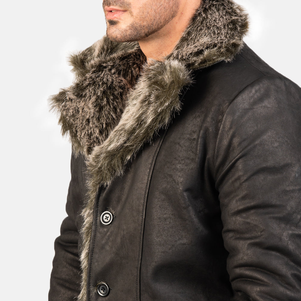 Furlong Nahkatakki Pitkä Beige Nahkatakki Pitkä Miehille – alternate product view 6