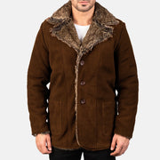 Furlong Nahkatakki Pitkä Beige Nahkatakki Pitkä Miehille – alternate product view 4