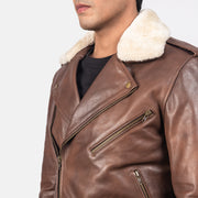 Furton Nahkainen Biker-takki Miehille – alternate product view 6