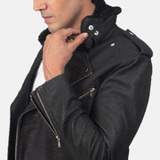 Furton Nahkainen Biker-takki Miehille – alternate product view 5