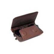 Brown Glasses Case Maplewood Naisille, front view
