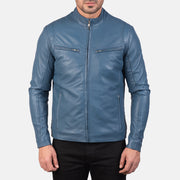 Ionic Nahkainen Biker-takki Miehille – alternate product view 4