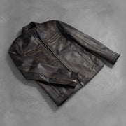 Ionic Nahkainen Biker-takki Miehille – alternate product view 7