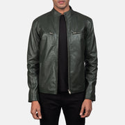 Ionic Nahkainen Biker-takki Miehille – alternate product view 1