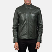 Ionic Nahkainen Biker-takki Miehille – alternate product view 3