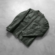 Ionic Nahkainen Biker-takki Miehille – alternate product view 7