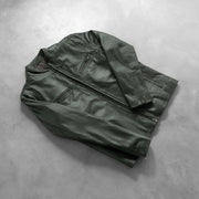 Ionic Nahkainen Biker-takki Miehille – alternate product view 8