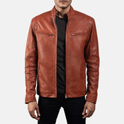 Ionic Nahkainen Biker-takki Miehille – alternate product view 4