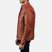 Ionic Nahkainen Biker-takki Miehille – alternate product view 6