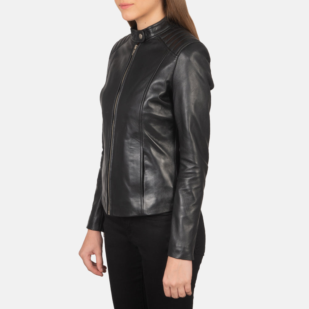 
Kelsee Nahkainen Biker-takki Naisille – alternate product view 2
