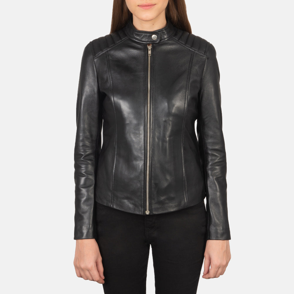 
Kelsee Nahkainen Biker-takki Naisille – alternate product view 3