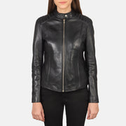 
Kelsee Nahkainen Biker-takki Naisille – alternate product view 3