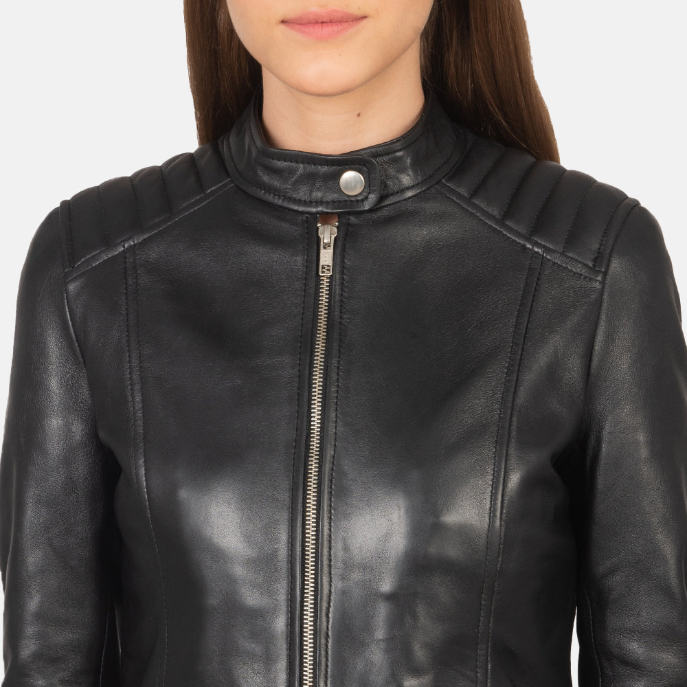 
Kelsee Nahkainen Biker-takki Naisille – alternate product view 6