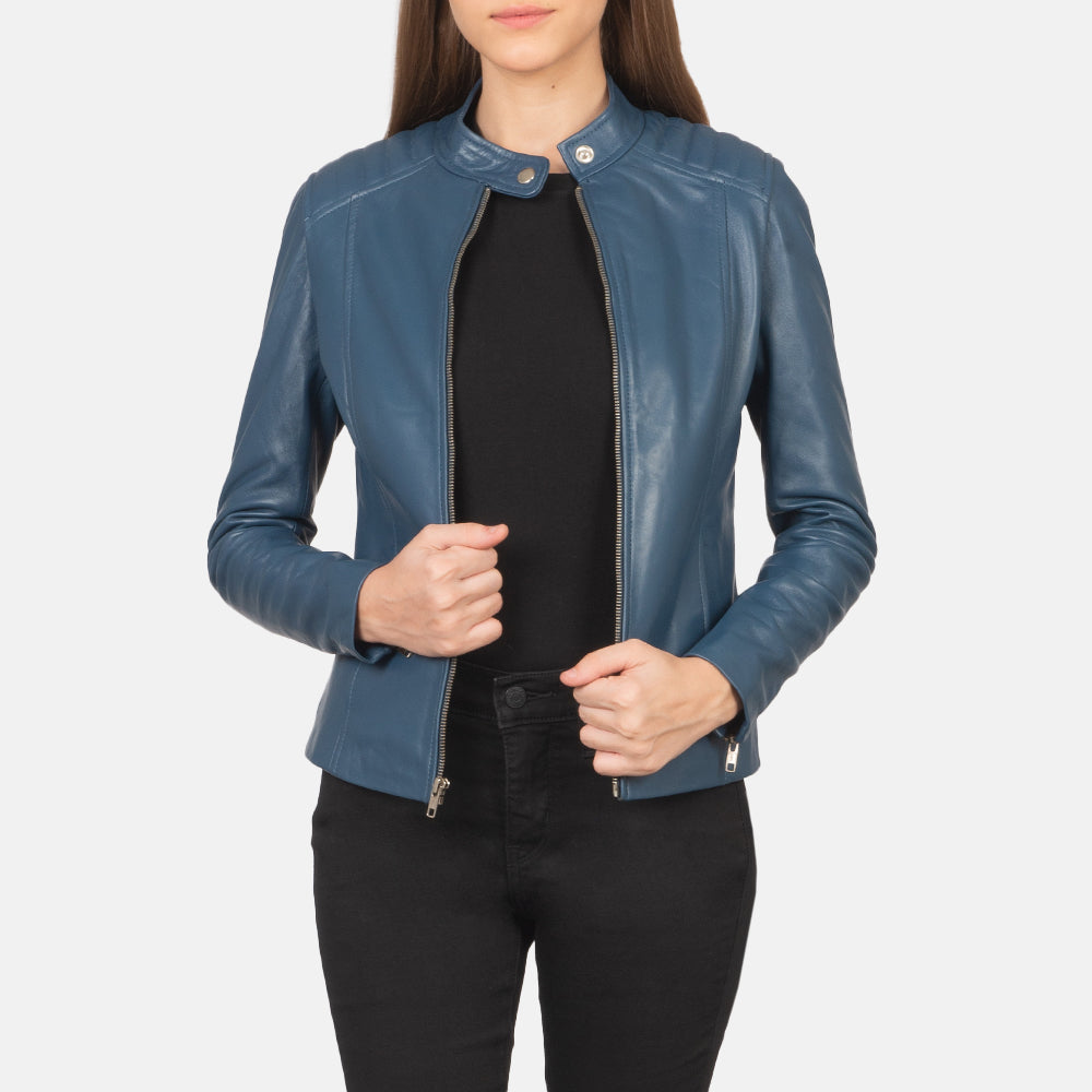 
Kelsee Nahkainen Biker-takki Naisille – alternate product view 1