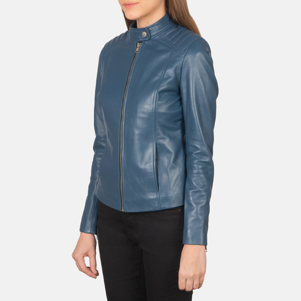 
Kelsee Nahkainen Biker-takki Naisille – alternate product view 2