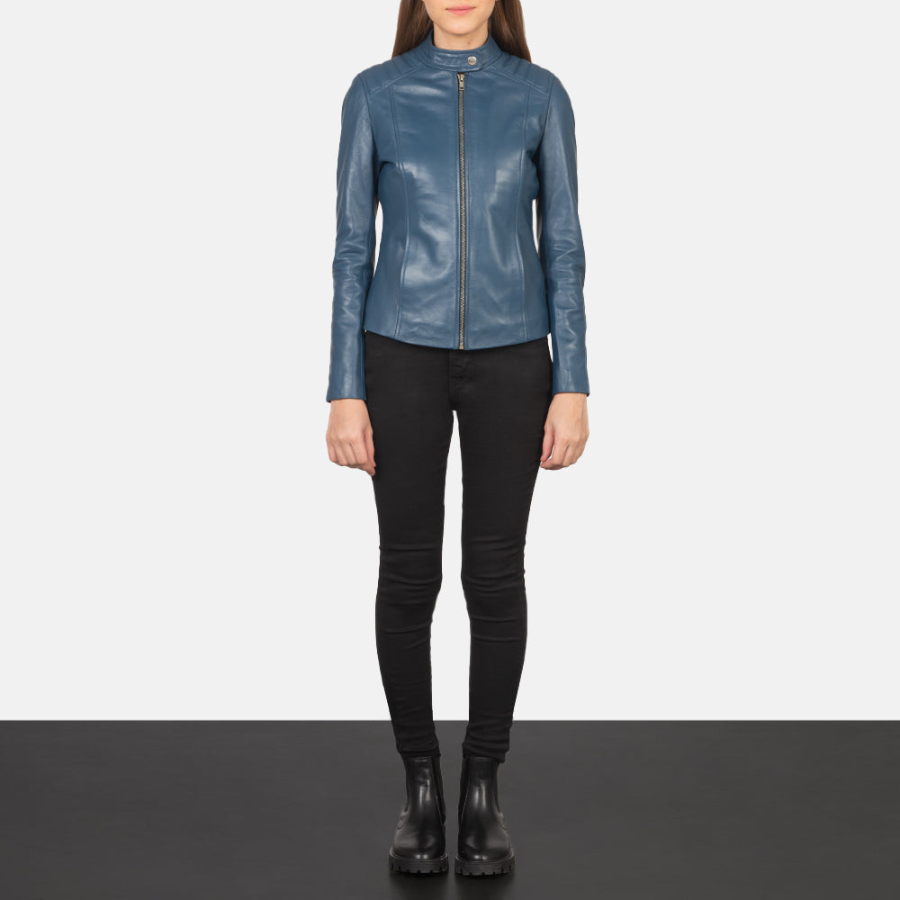 
Kelsee Nahkainen Biker-takki Naisille – alternate product view 3