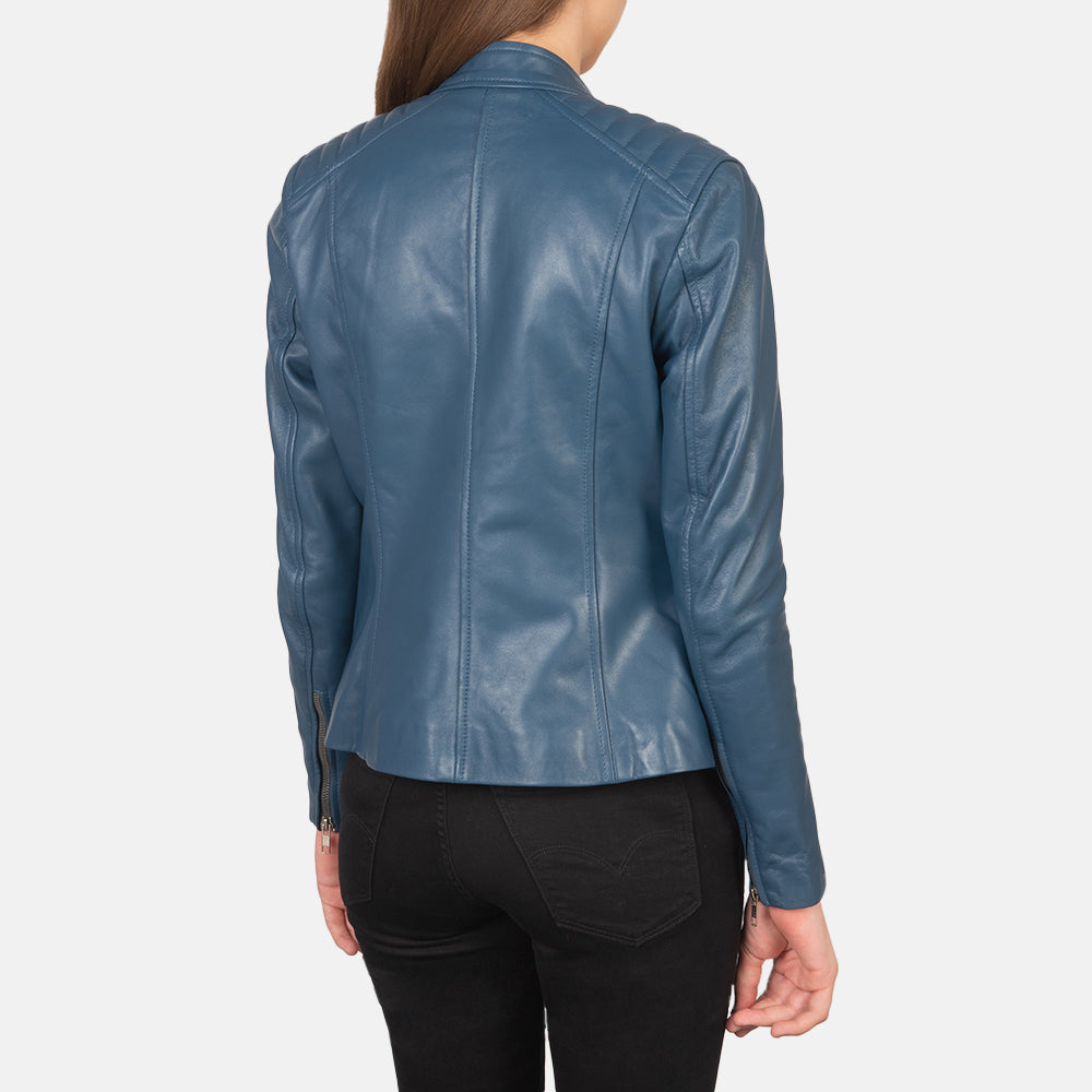 
Kelsee Nahkainen Biker-takki Naisille – alternate product view 5
