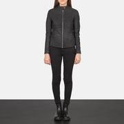 
Kelsee Nahkainen Biker-takki Naisille – alternate product view 3