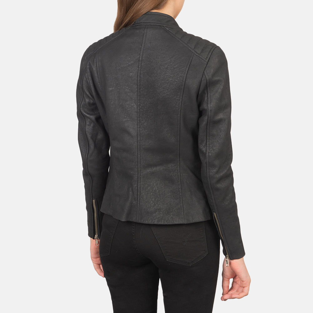 
Kelsee Nahkainen Biker-takki Naisille – alternate product view 5