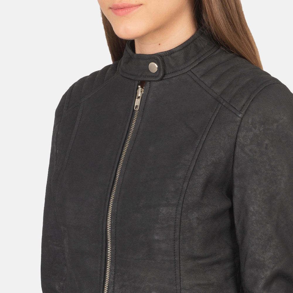 
Kelsee Nahkainen Biker-takki Naisille – alternate product view 6