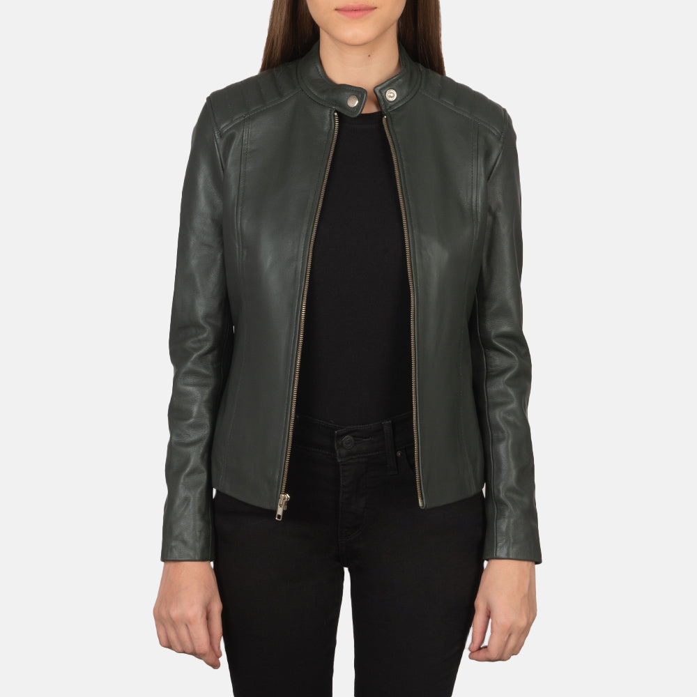 
Kelsee Nahkainen Biker-takki Naisille – alternate product view 1