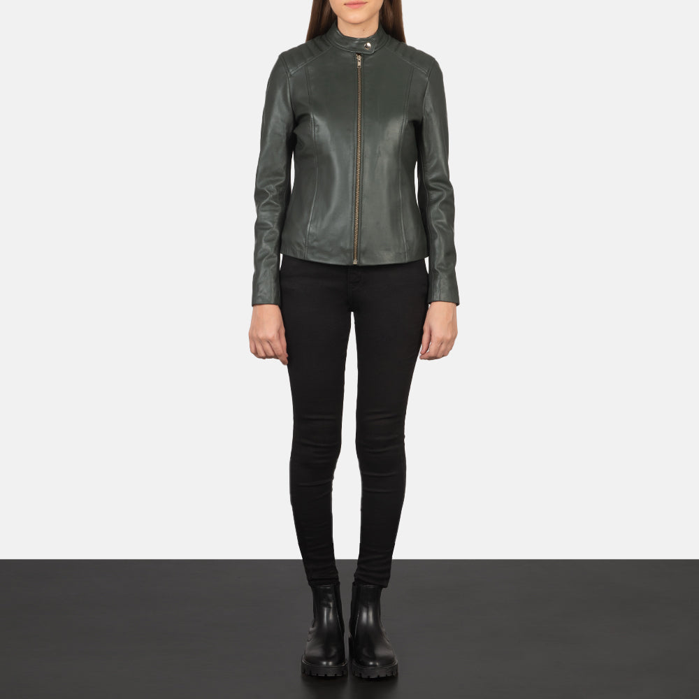 
Kelsee Nahkainen Biker-takki Naisille – alternate product view 3