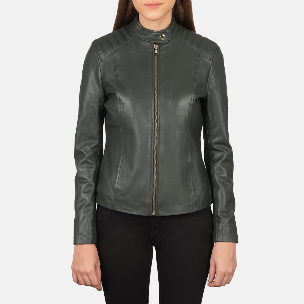 
Kelsee Nahkainen Biker-takki Naisille – alternate product view 4