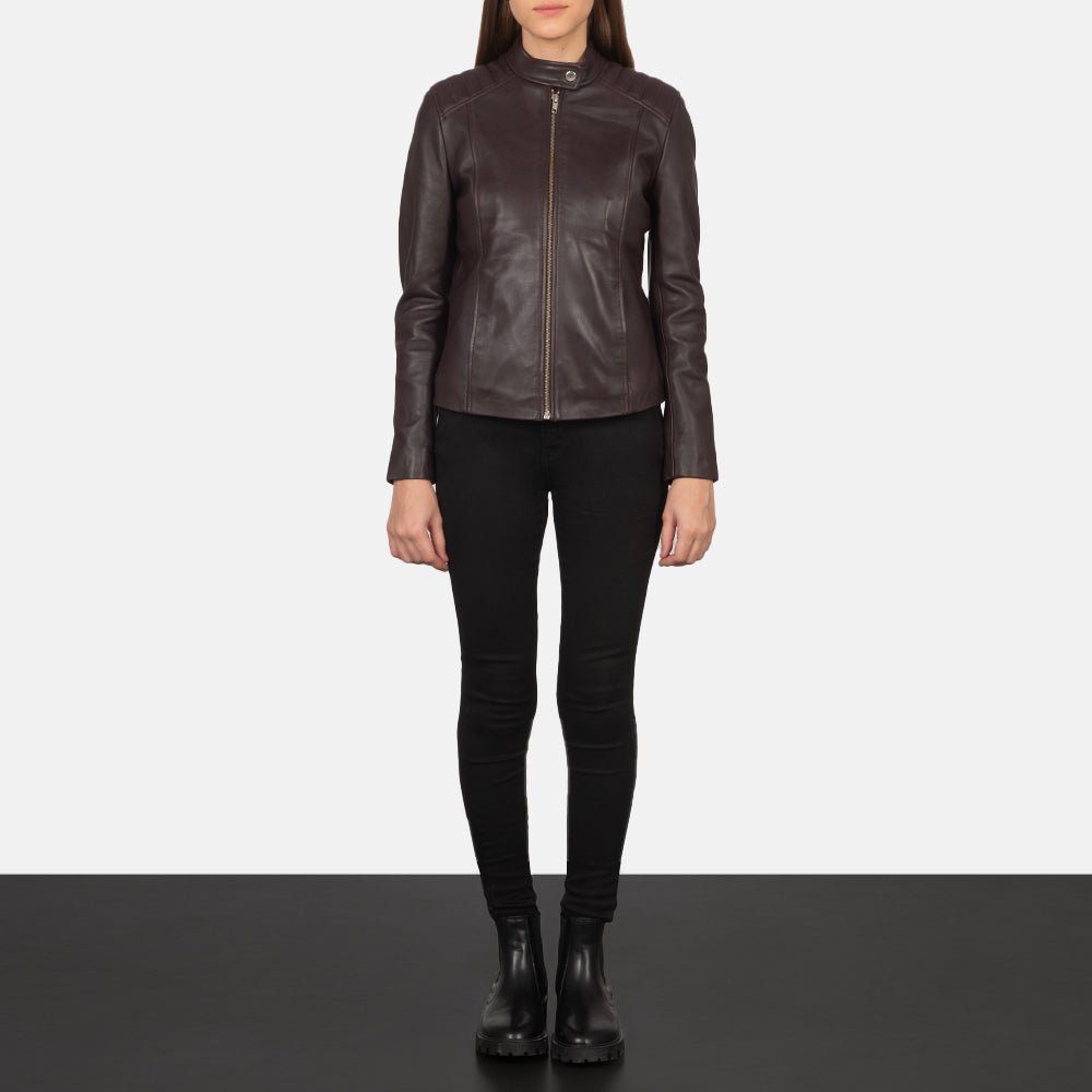 
Kelsee Nahkainen Biker-takki Naisille – alternate product view 3