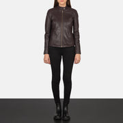 
Kelsee Nahkainen Biker-takki Naisille – alternate product view 3