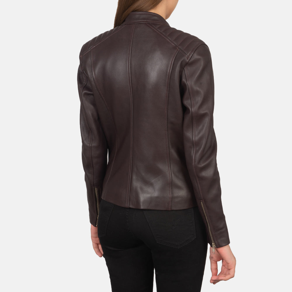 
Kelsee Nahkainen Biker-takki Naisille – alternate product view 5