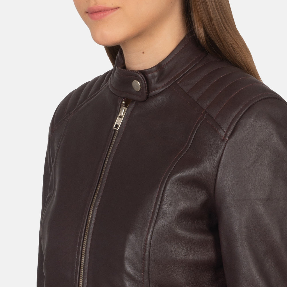 
Kelsee Nahkainen Biker-takki Naisille – alternate product view 6