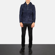 Kenton Hooded Nahkatakki Miehille – alternate product view 3