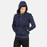 Kenton Hooded Nahkatakki Miehille – alternate product view 6