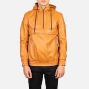 Kenton Hooded Nahkatakki Miehille – alternate product view 1