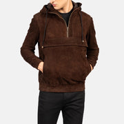 Kenton Hooded Nahkatakki Miehille – alternate product view 1