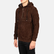 Kenton Hooded Nahkatakki Miehille – alternate product view 2