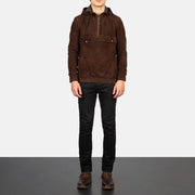 Kenton Hooded Nahkatakki Miehille – alternate product view 3