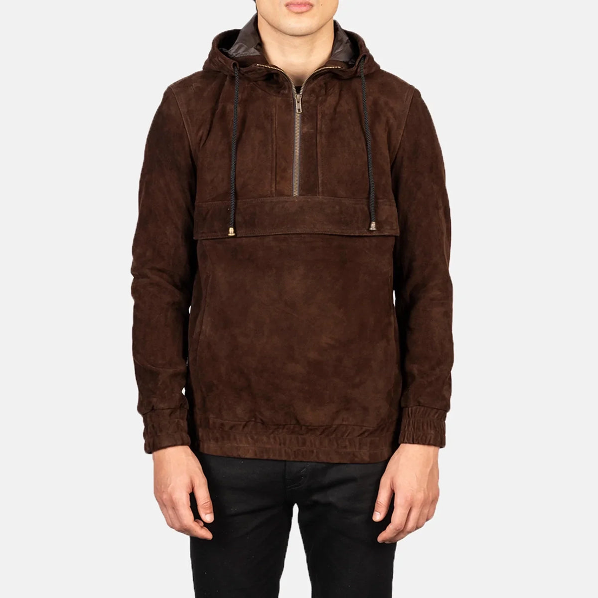 Kenton Hooded Nahkatakki Miehille – alternate product view 4