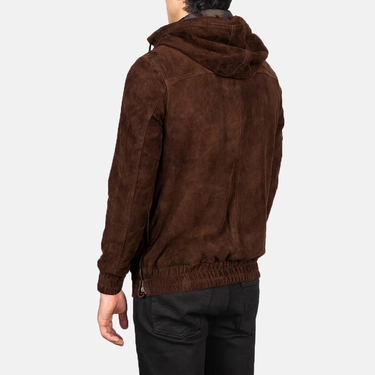Kenton Hooded Nahkatakki Miehille – alternate product view 5